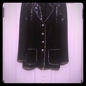 Authentic St. John Black Suit Coat Only $300